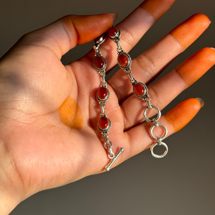 Carnelian Adjustable Bracelet