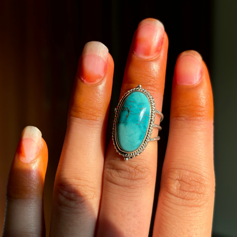 Natural Turquoise Ring