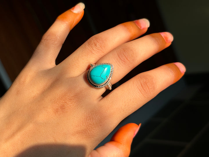 Handmade Turquoise Sterling Silver Ring