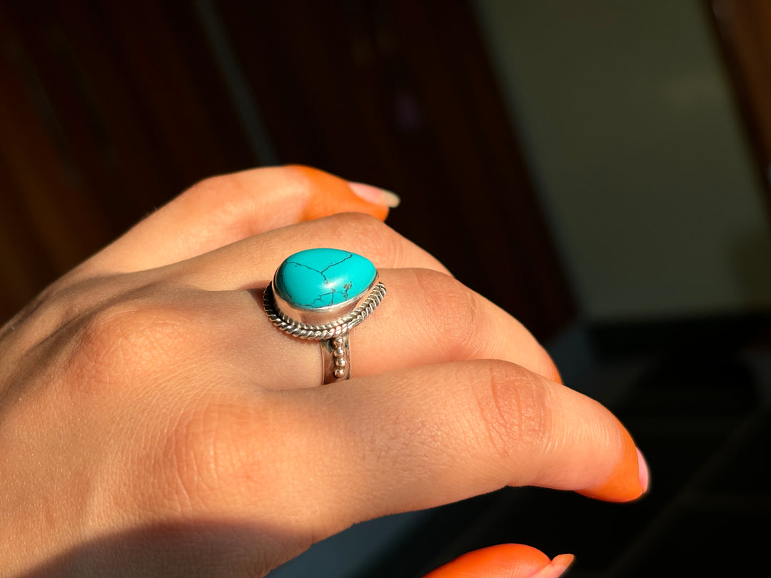 Handmade Turquoise Sterling Silver Ring