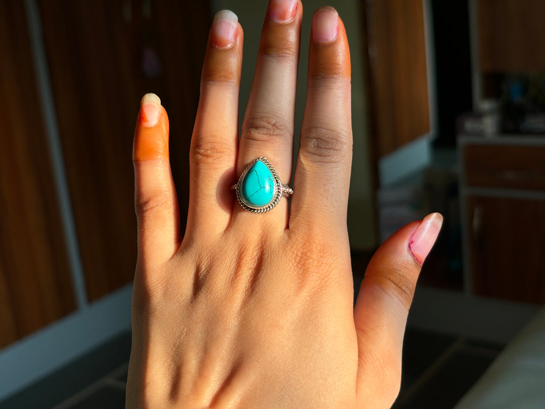 Handmade Turquoise Sterling Silver Ring