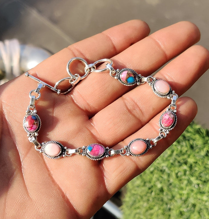 MoonStone Oval Shape Adjustable Bracelet