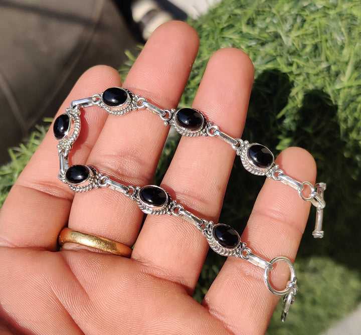 Oval Shape Carnelian Adjustable Bracelet