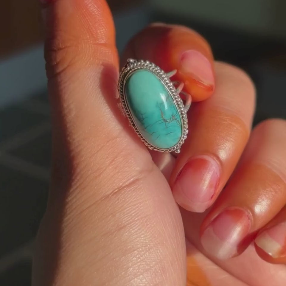 Natural Turquoise Ring