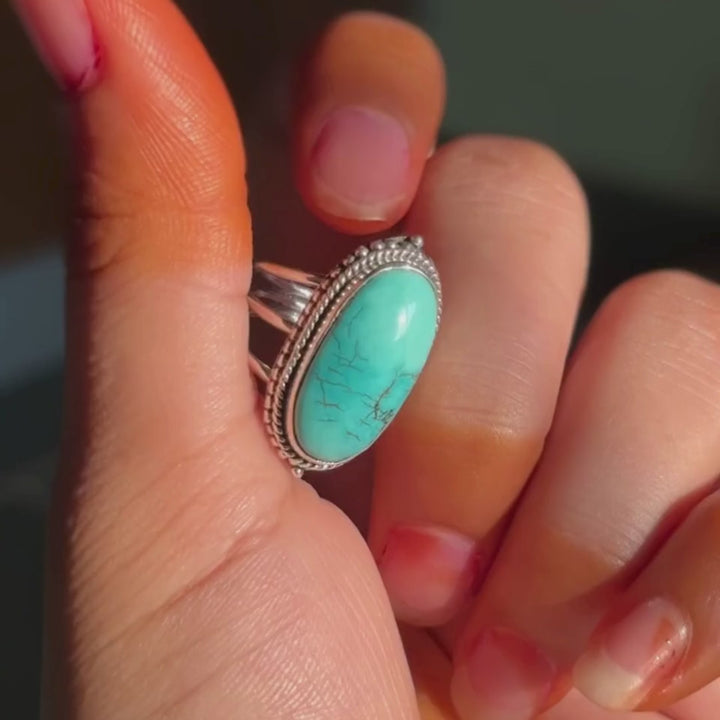 Natural Turquoise Ring